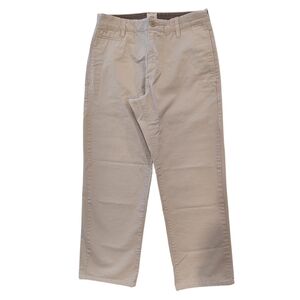 Gap Hudson Khaki Pants Mens 31x28.5 Beige Twill Cotton Business Casual Chino